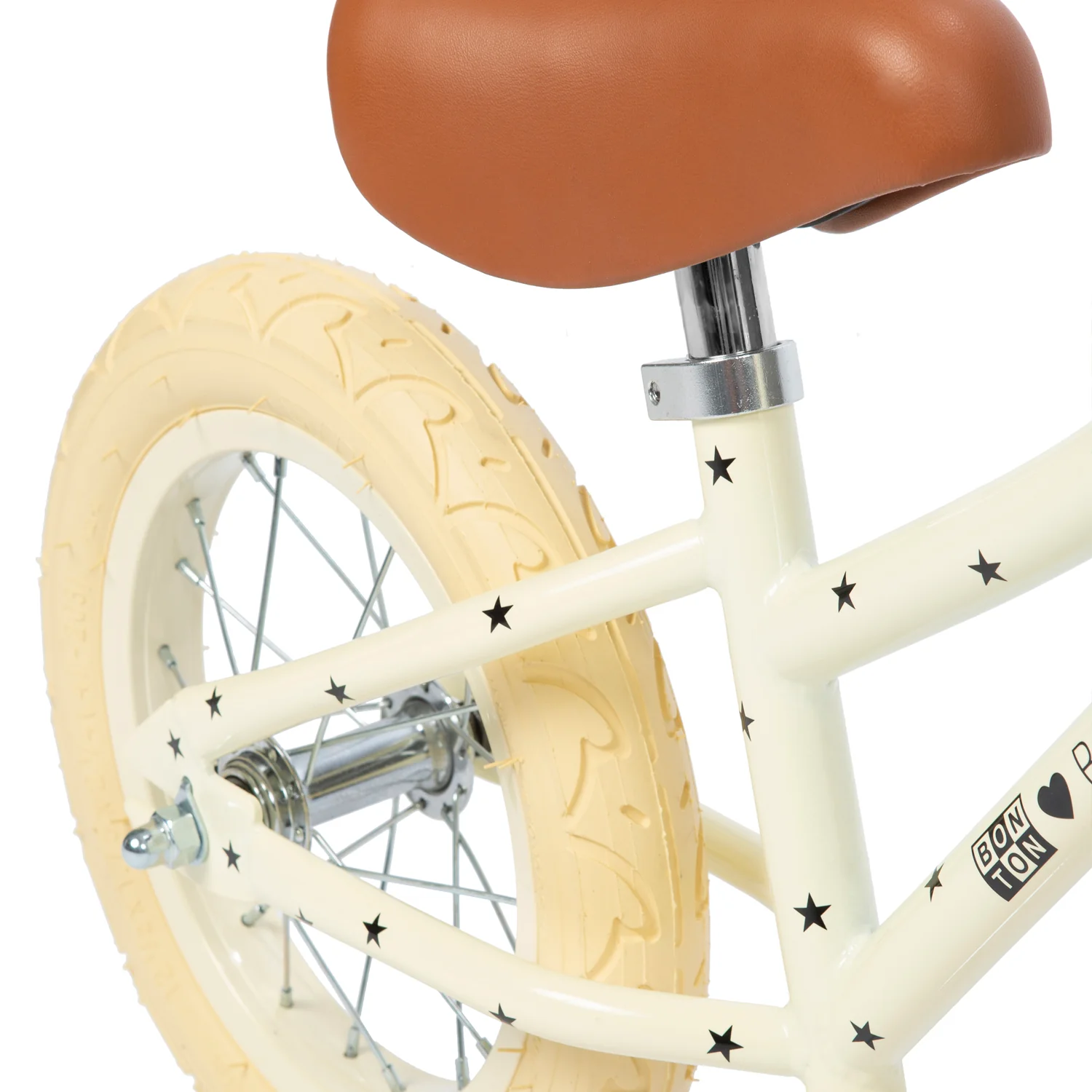 Banwood + Bonton First Go Balance Bike - Cream | Stars - Image 8