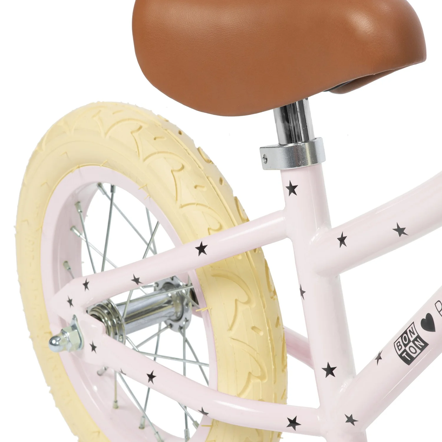 Banwood + Bonton First Go Balance Bike - Pink | Stars - Image 4