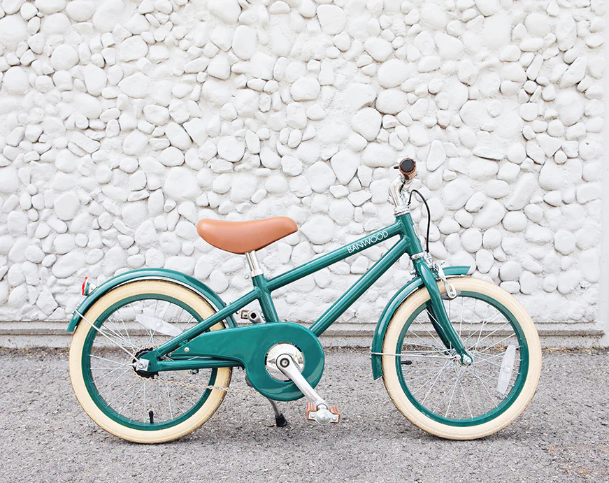 Banwood Classic 16" Kids Bike - Green - Image 7