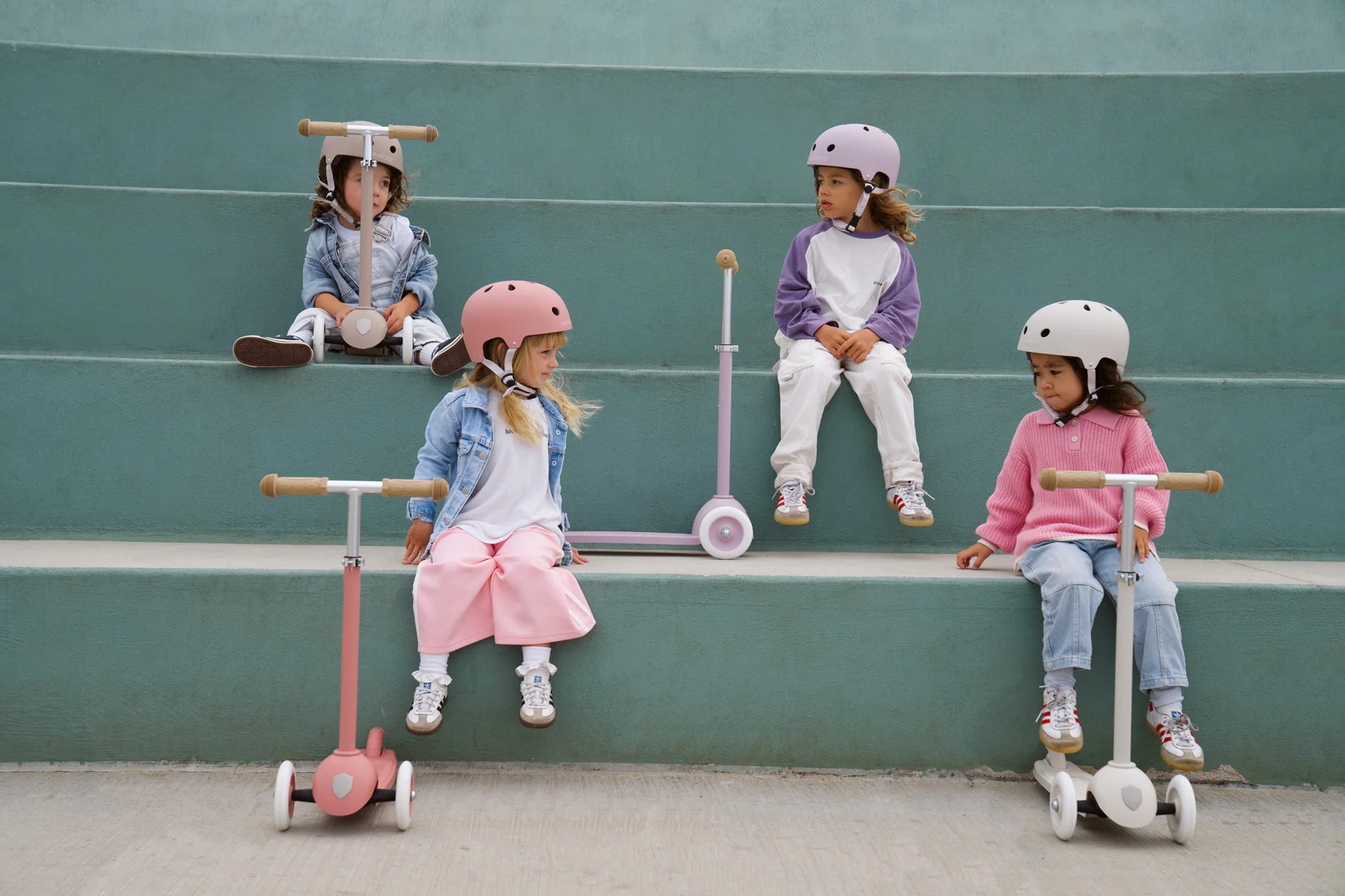 Banwood ECO Scooter - Dusty Rose - Image 4