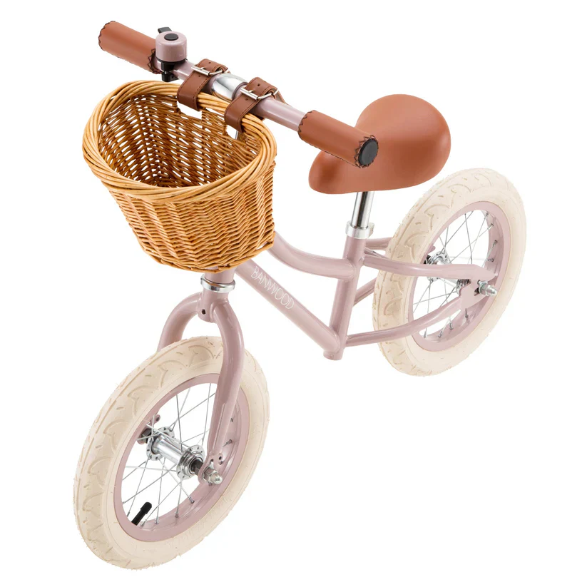 Banwood First Go Balance Bike - Dusty Pink - Image 3