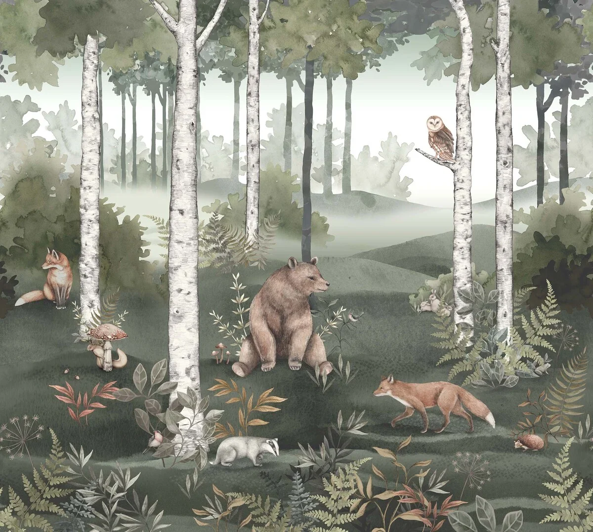 Borastapeter Wall Mural- Wild Forest - Image 6