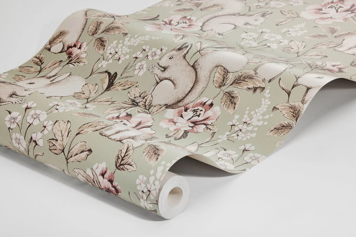 Borastapeter Wallpaper - Magic Forest Green - Image 5
