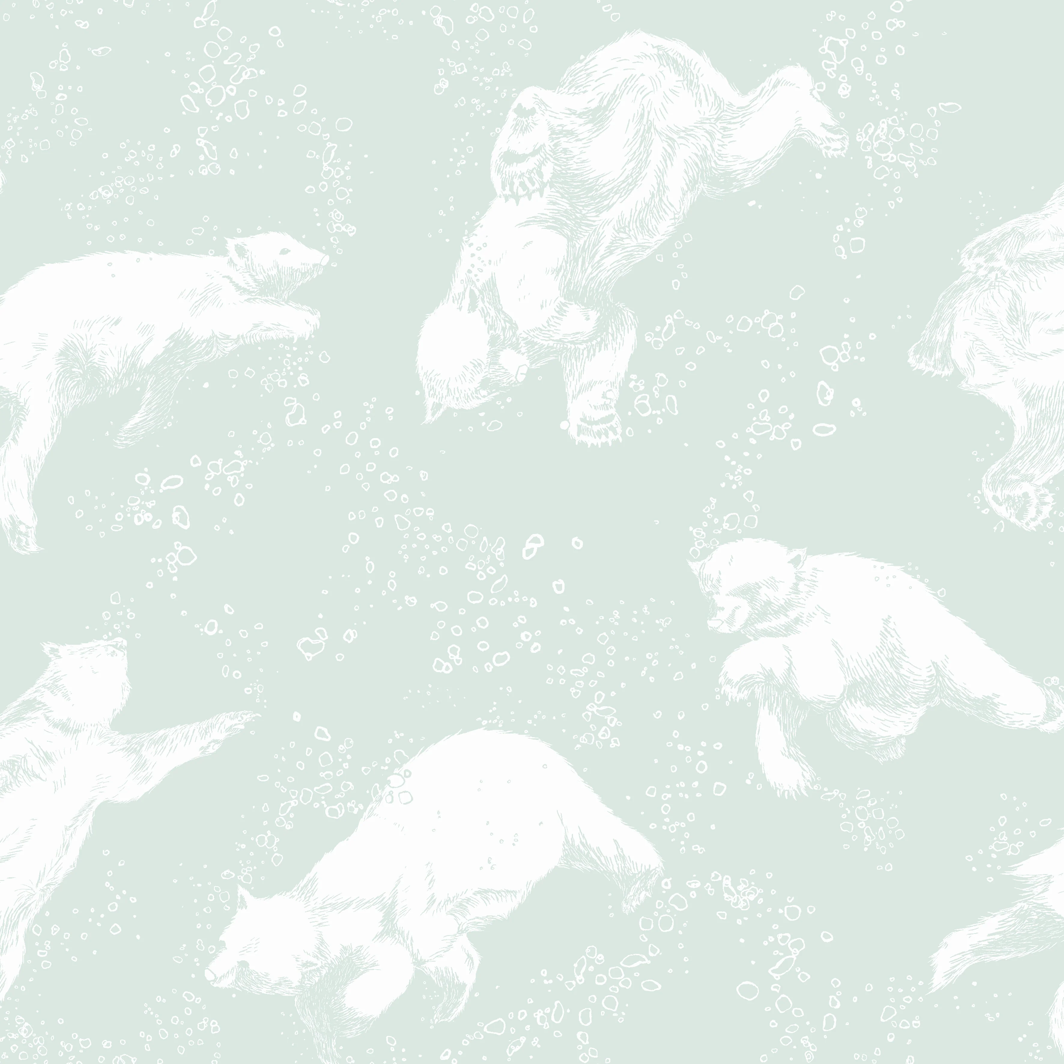 Borastapeter Wallpaper - Polarn Green