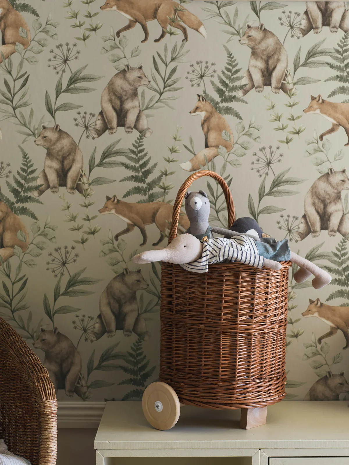 Borastapeter Wallpaper - Wild Forest Beige - Image 3