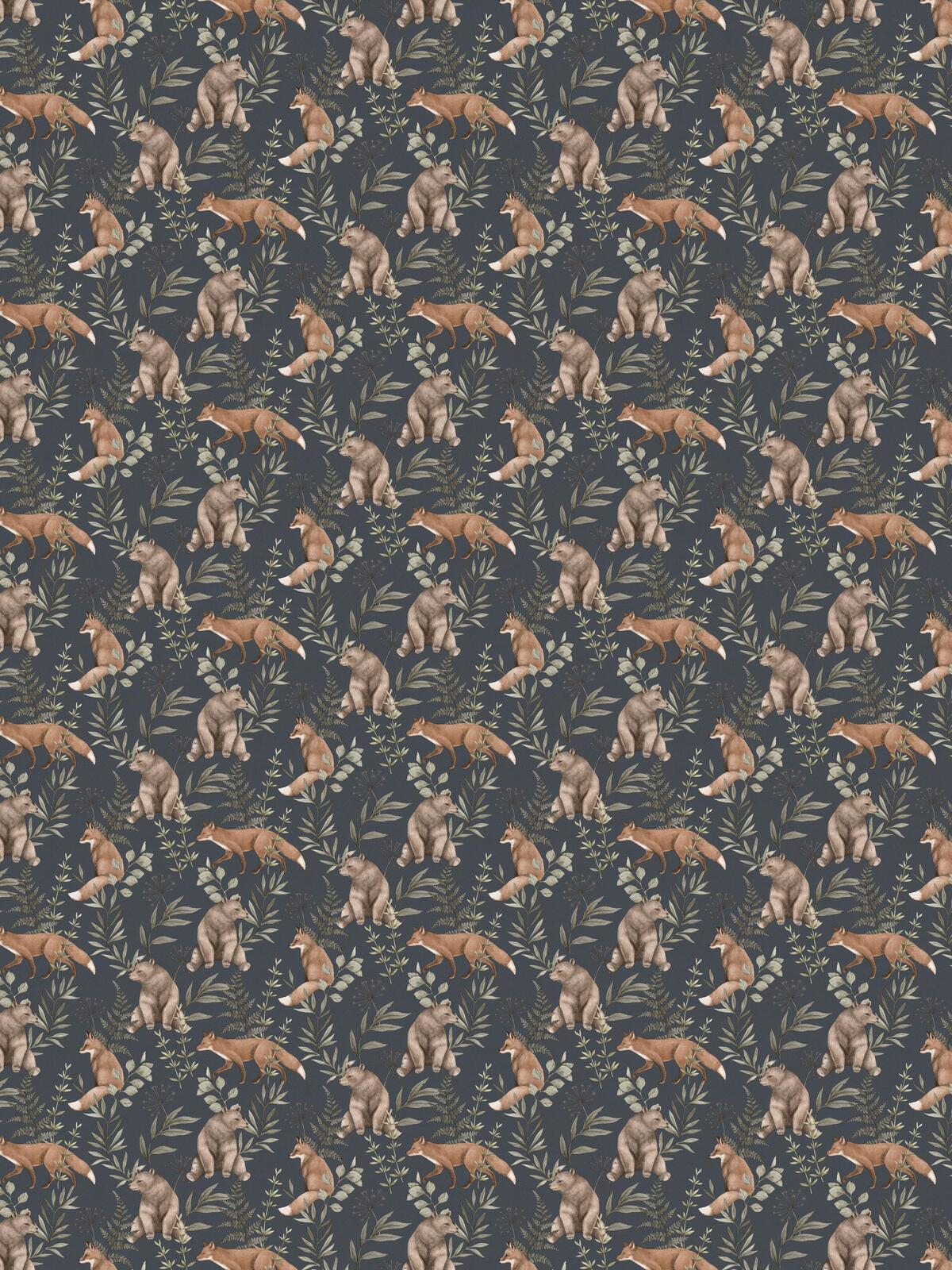 Borastapeter Wallpaper - Wild Forest Blue - Image 6
