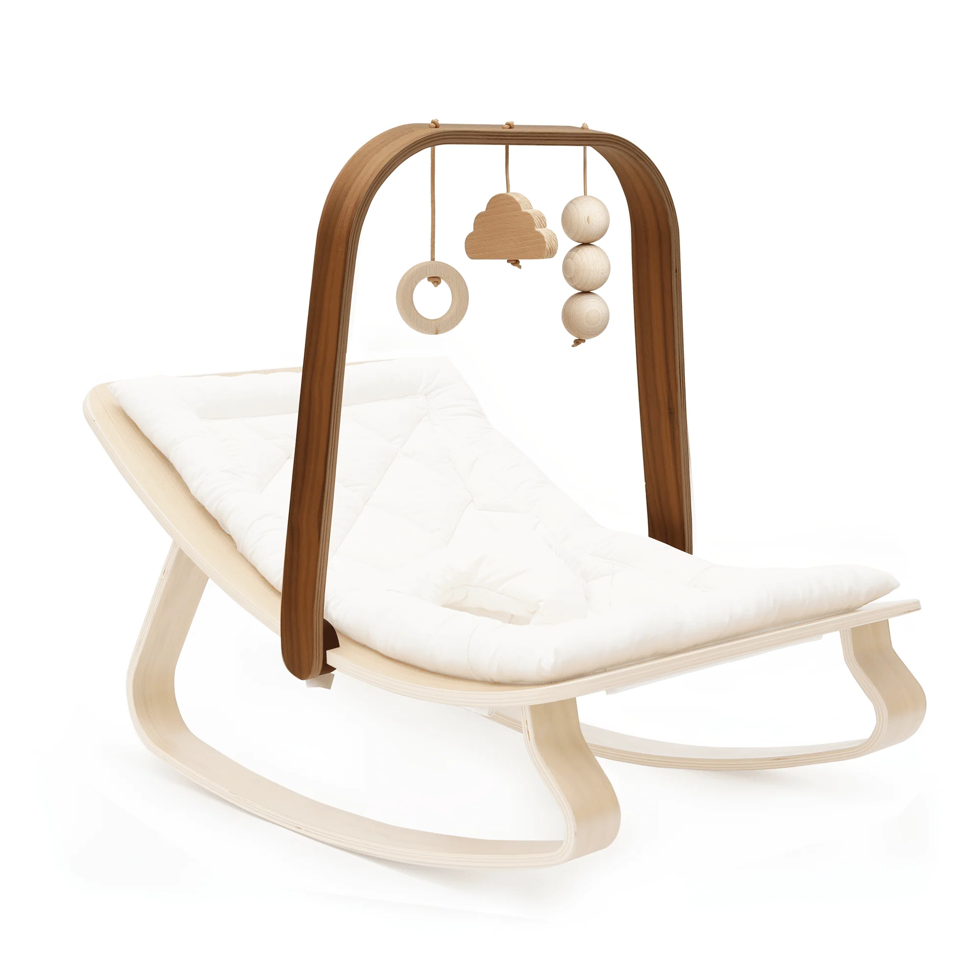 Charlie Crane Levo Wooden Walnut Toy Arch