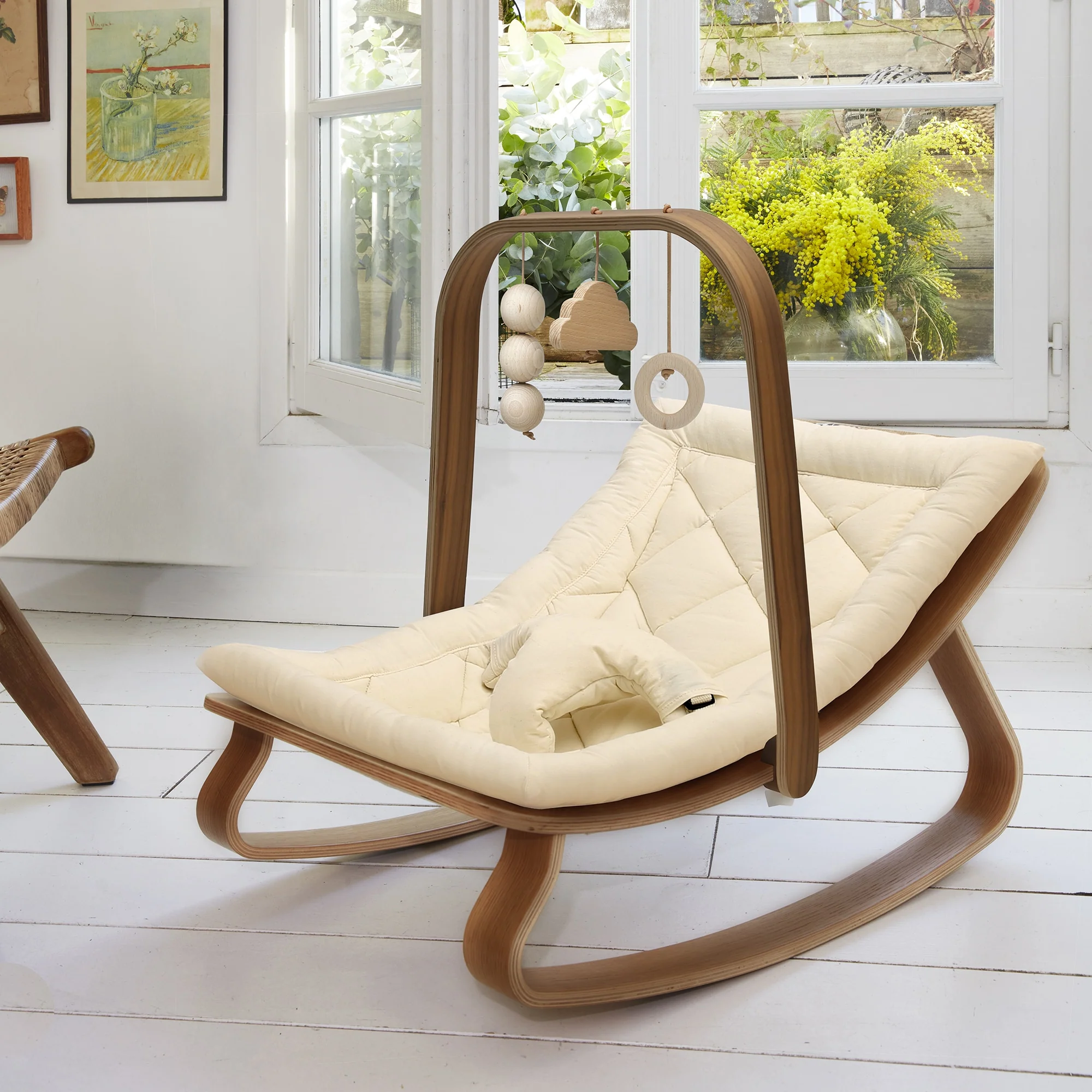 Charlie Crane Levo Wooden Walnut Toy Arch - Image 2