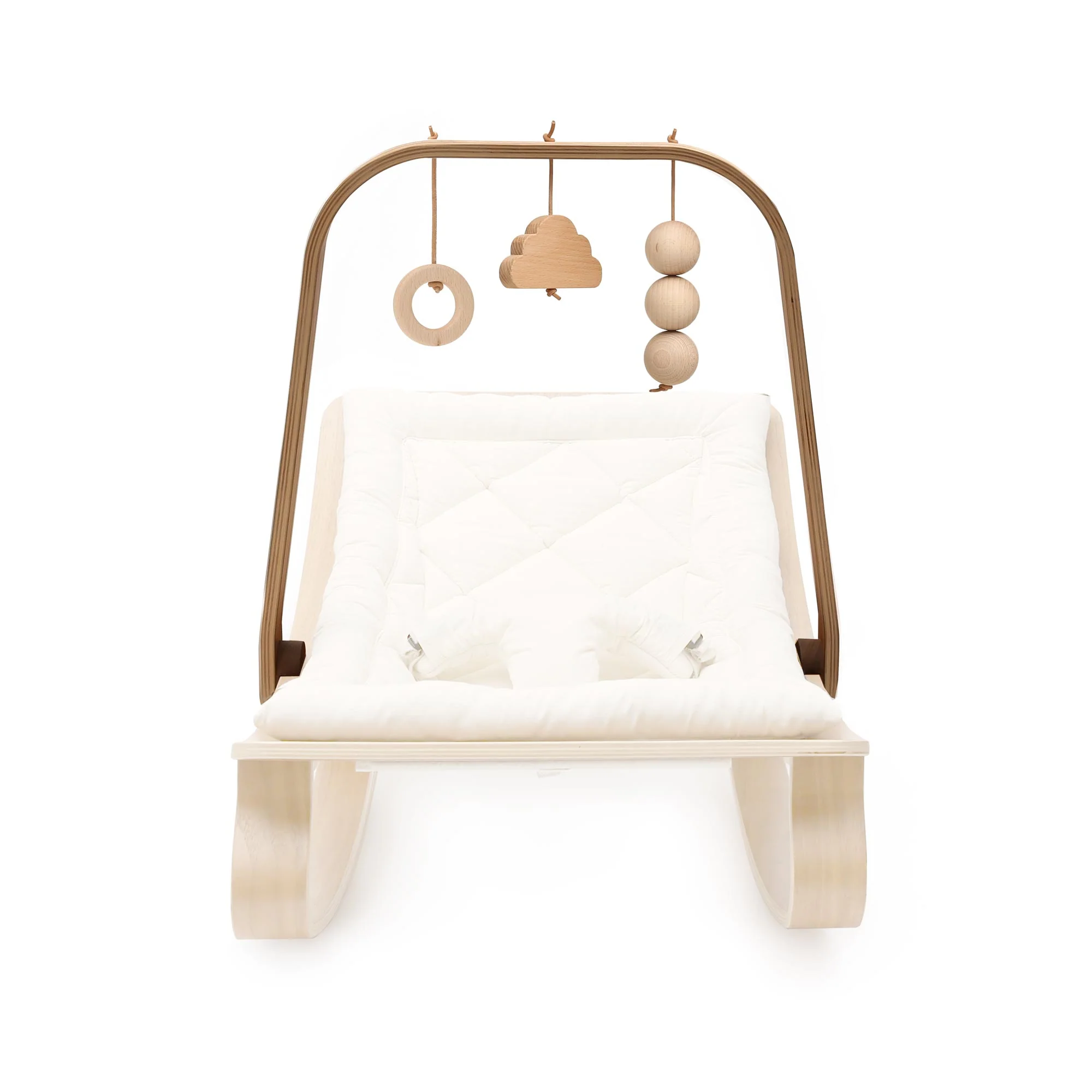 Charlie Crane Levo Wooden Walnut Toy Arch - Image 3