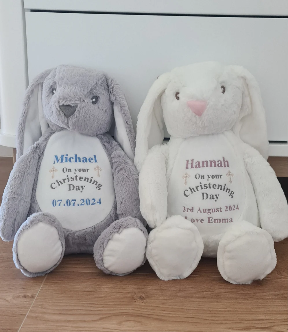 Cherish Me Personalised Bunny - Christening Day - Image 3