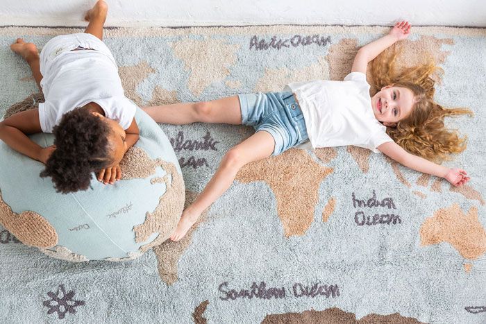 Lorena Canals Pouffe - World Map - Image 8