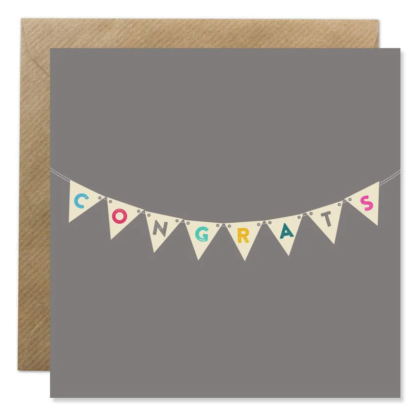 Gift Card - 'Congrats Bunting'