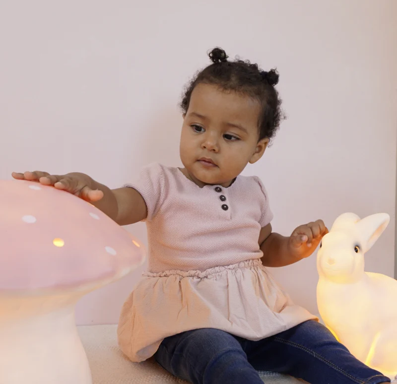 Heico Large Mushroom Lamp - Pink - Image 2