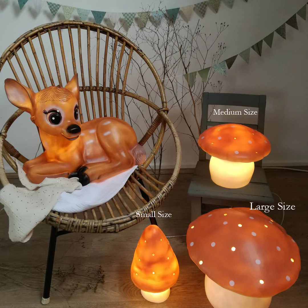 Heico Medium Mushroom Lamp - Red - Image 5