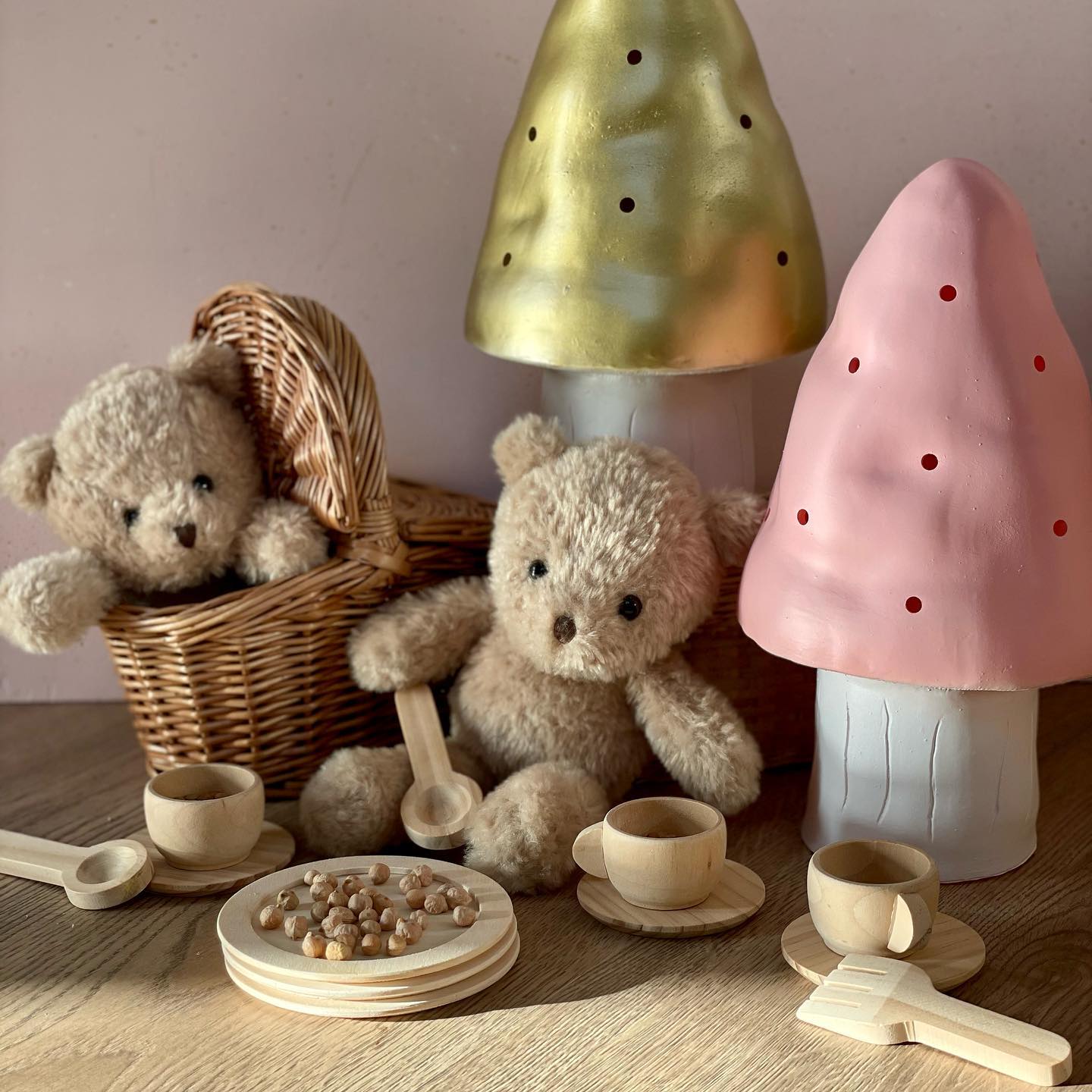 Heico Mushroom Lamp - Pink - Image 4