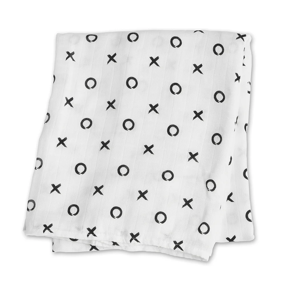 Hello World Baby Swaddle & Hat Set - Hugs & Kisses - Image 3