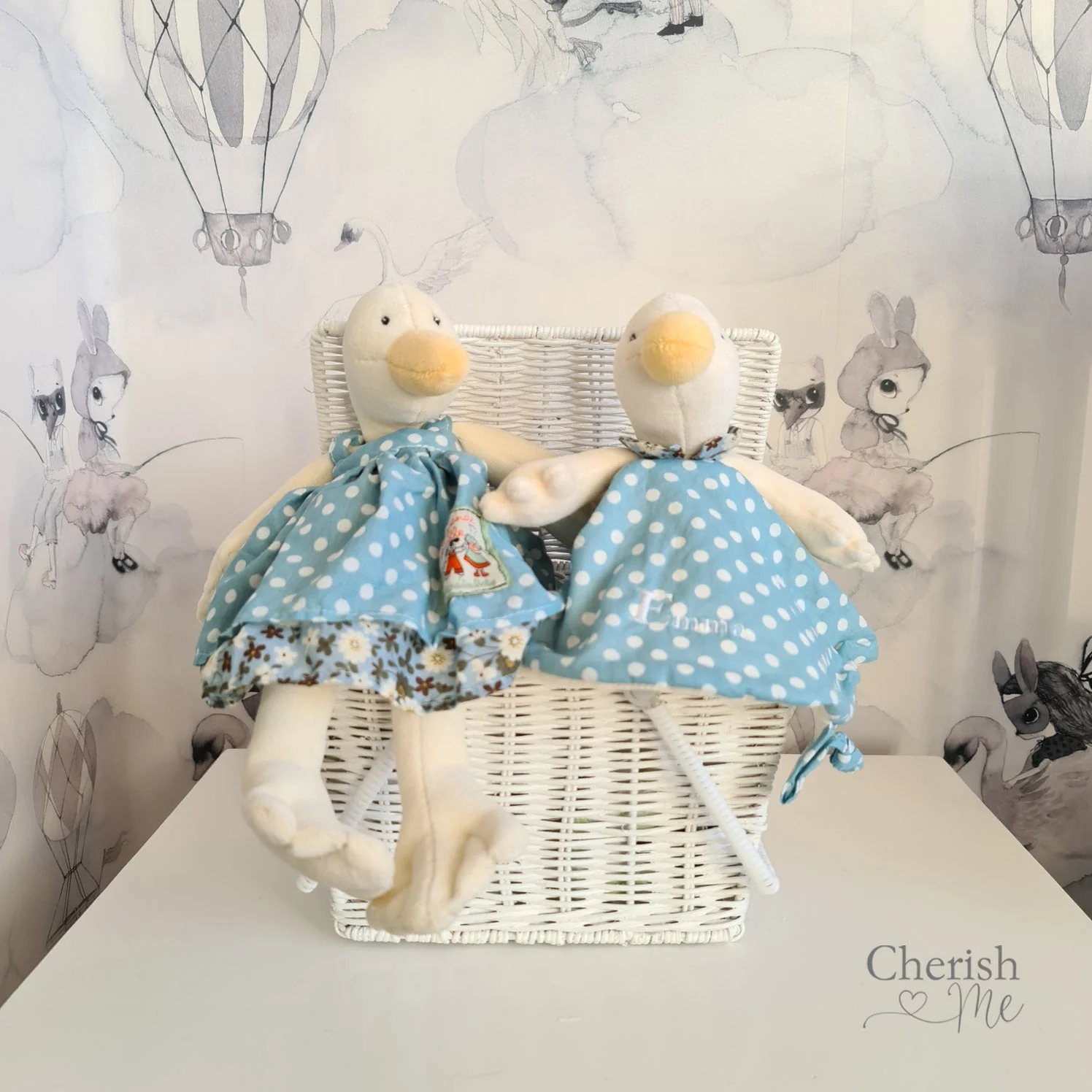 Jeanne The Duck Duo Personalised Baby Gift Box - Image 4