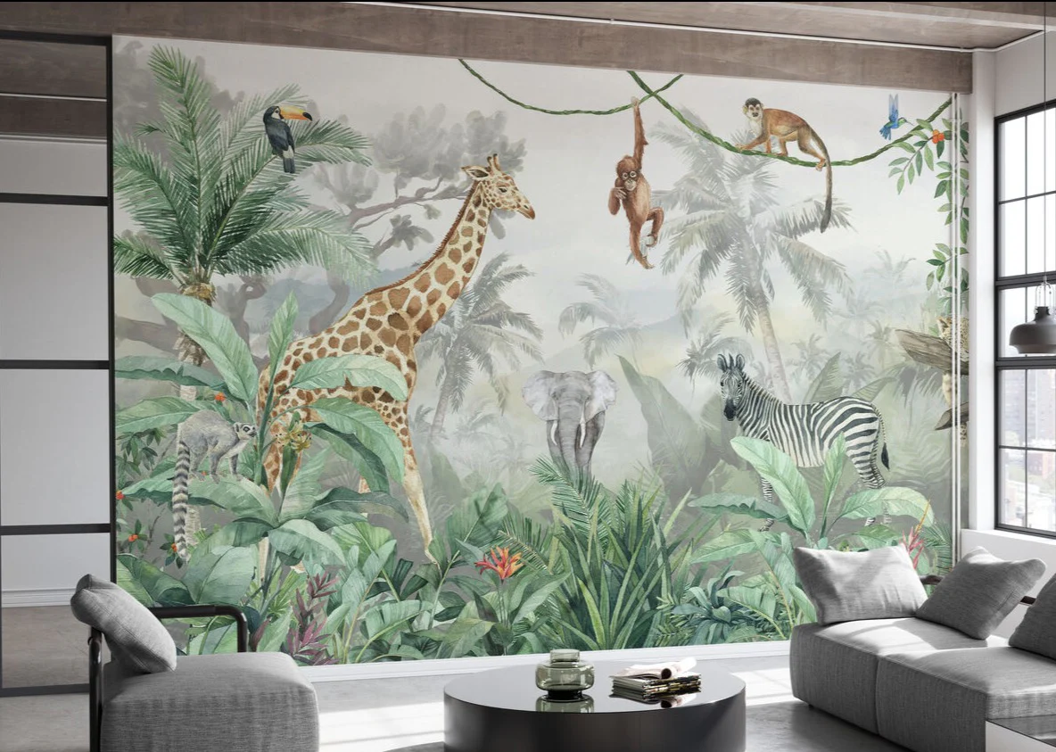 Kids Custom Wall Mural - Deep In The Jungle - Image 5