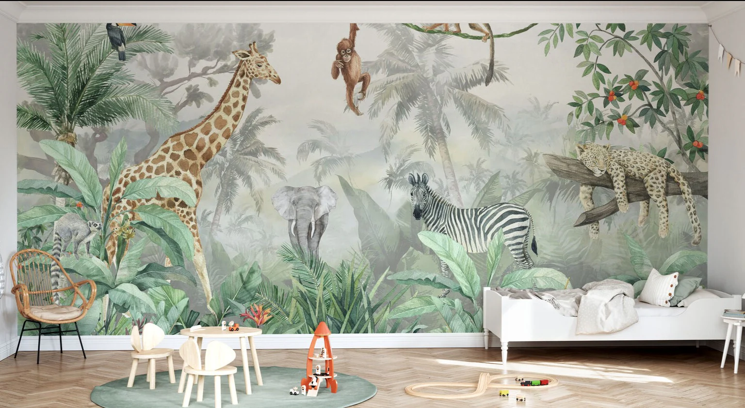 Kids Custom Wall Mural - Deep In The Jungle - Image 7