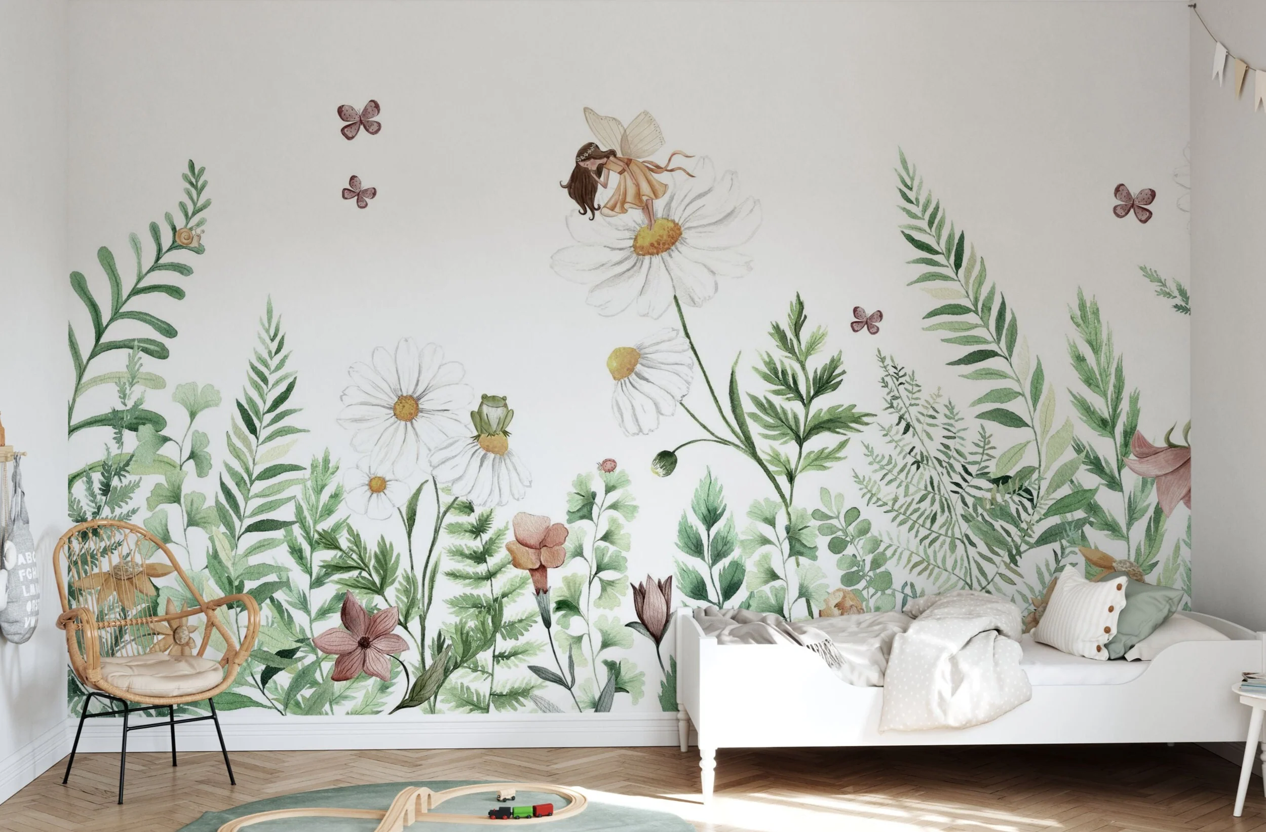 Kids Custom Wall Mural - Fairy Garden - Image 2
