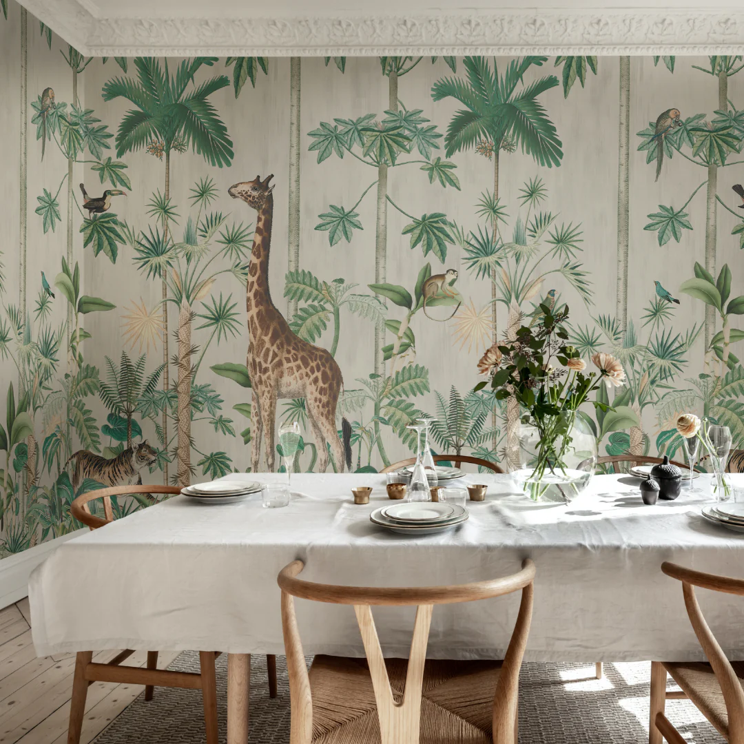Kids Custom Wall Mural - Giraffe Stroll - Image 4