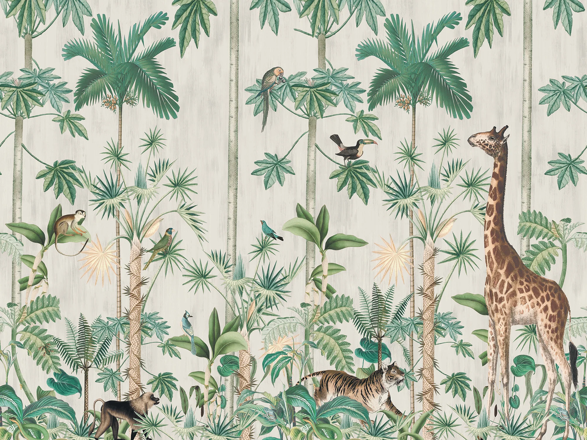 Kids Custom Wall Mural - Giraffe Stroll - Image 5