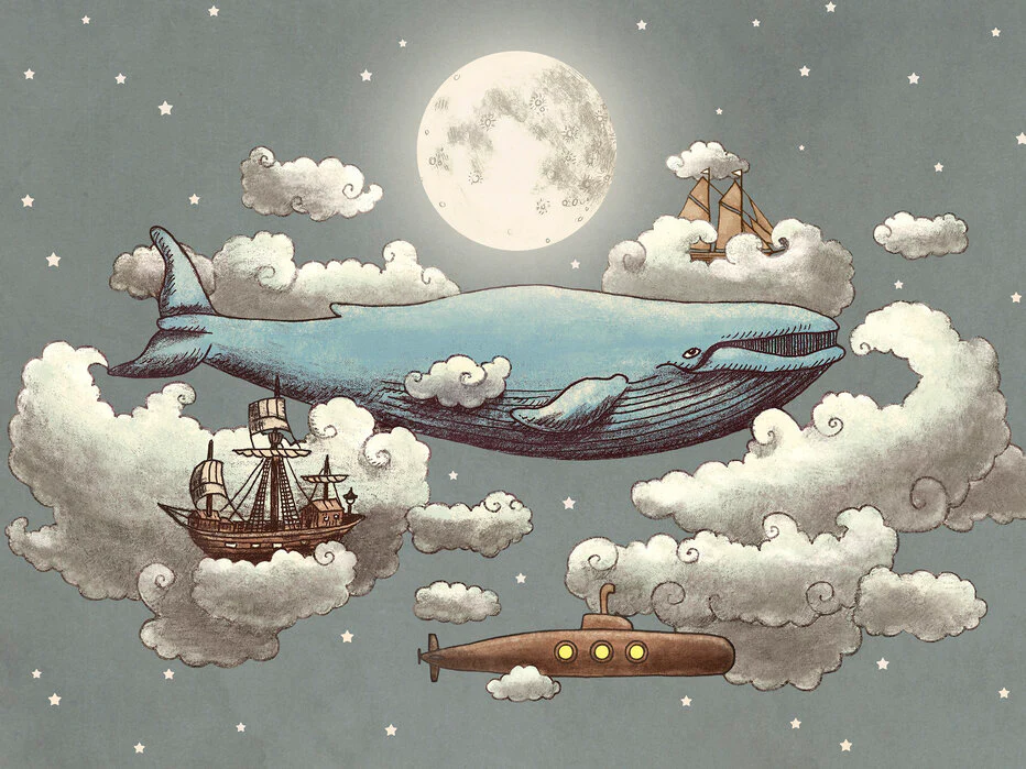 Kids Custom Wall Mural - Ocean Sky - Image 3