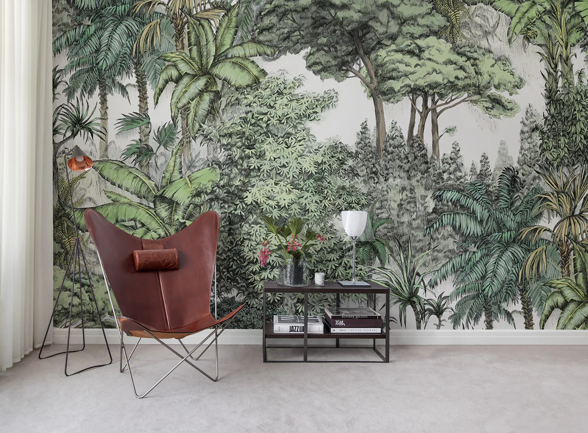Kids Custom Wall Mural - Secret Garden Lush - Image 3