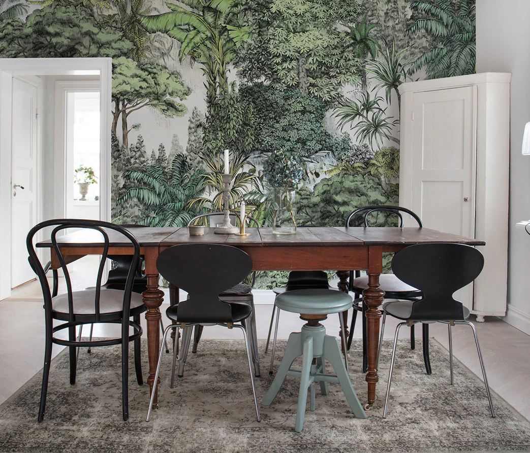 Kids Custom Wall Mural - Secret Garden Lush - Image 4