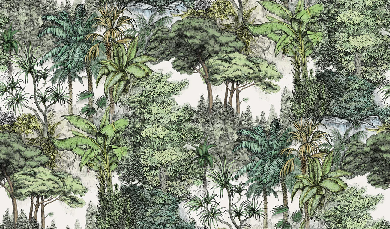 Kids Custom Wall Mural - Secret Garden Lush - Image 6