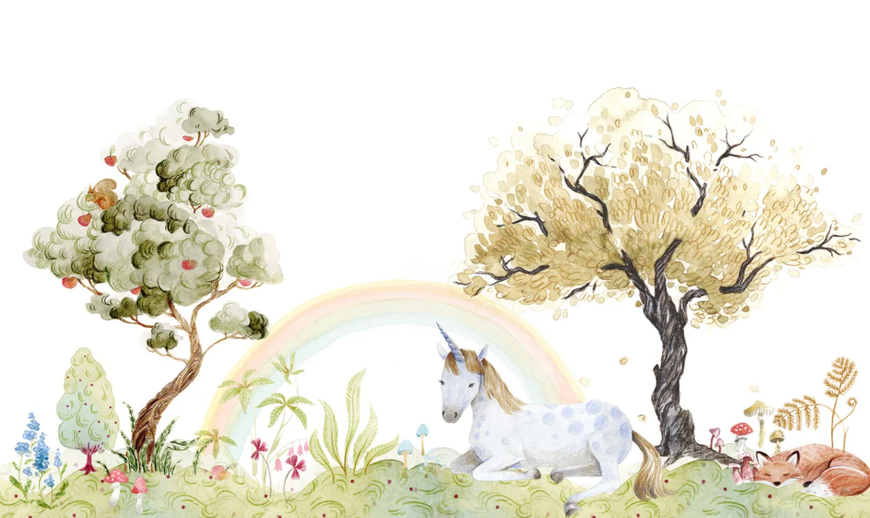 Kids Custom Wall Mural - Unicorn Dream Rainbow - Image 5