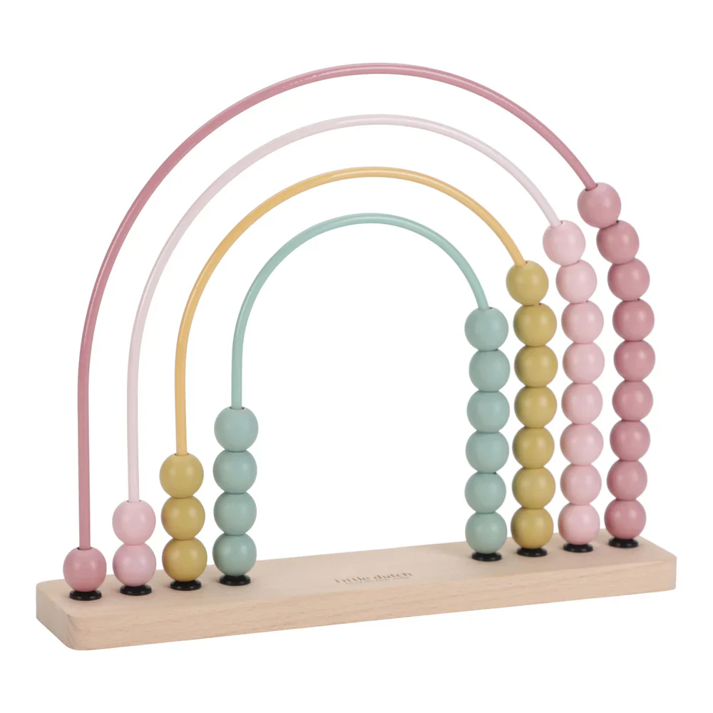 Little Dutch Rainbow Abacus - Pink - Image 3