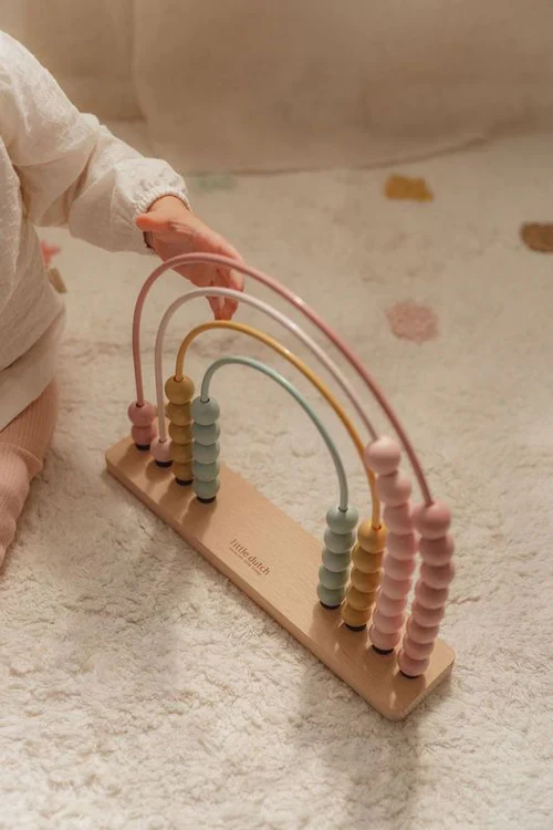 Little Dutch Rainbow Abacus - Pink - Image 4