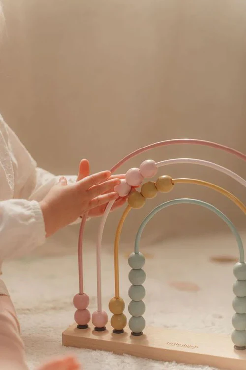 Little Dutch Rainbow Abacus - Pink - Image 5