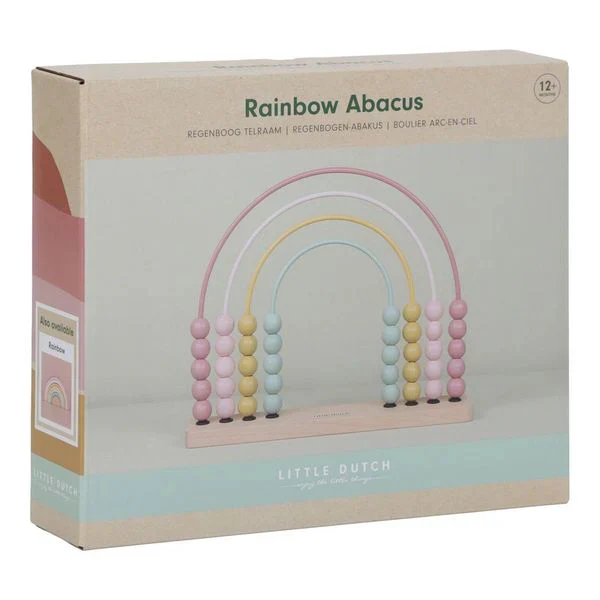 Little Dutch Rainbow Abacus - Pink - Image 6