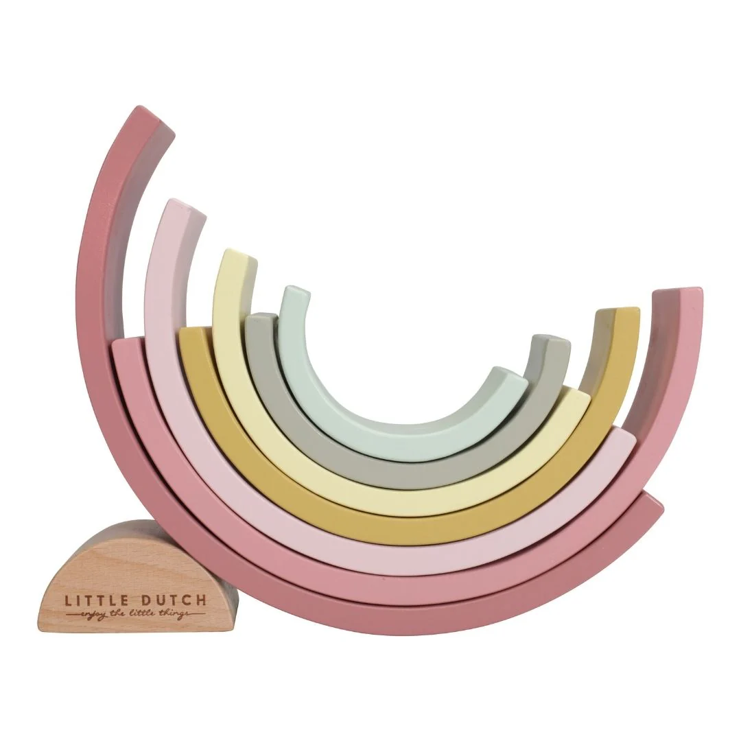 Little Dutch Rainbow Stacker - Pink - Image 5