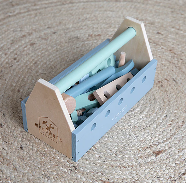 Little Dutch Wooden Tool Set (20 Pieces) - Image 6