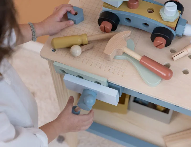 Little Dutch Wooden Toy Workbench - Image 3