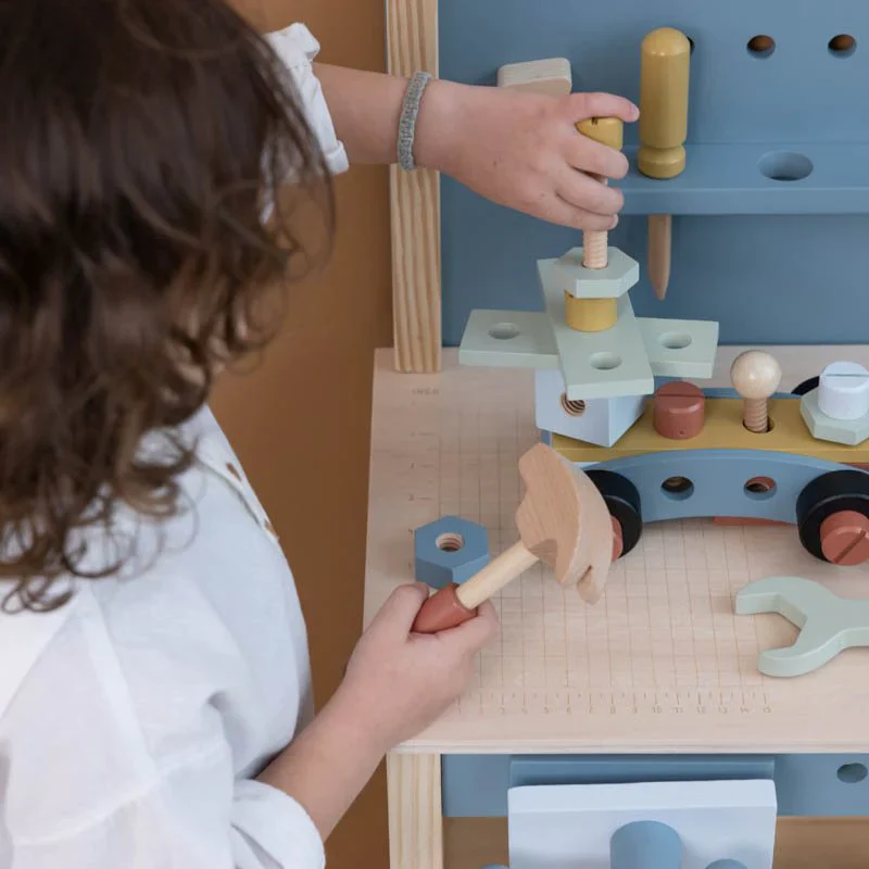 Little Dutch Wooden Toy Workbench - Image 5