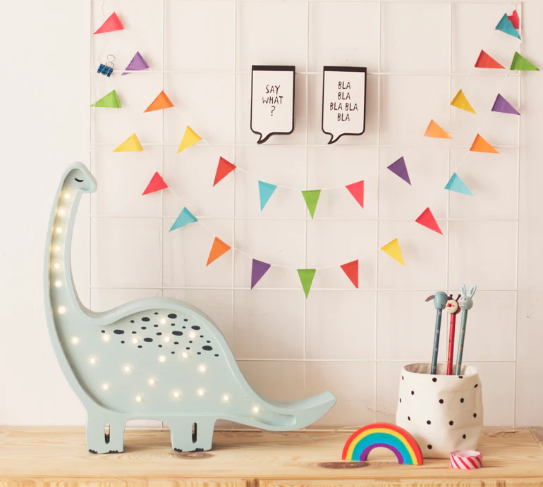 Little Lights Dino Lamp - Prehistoric Blue - Image 8