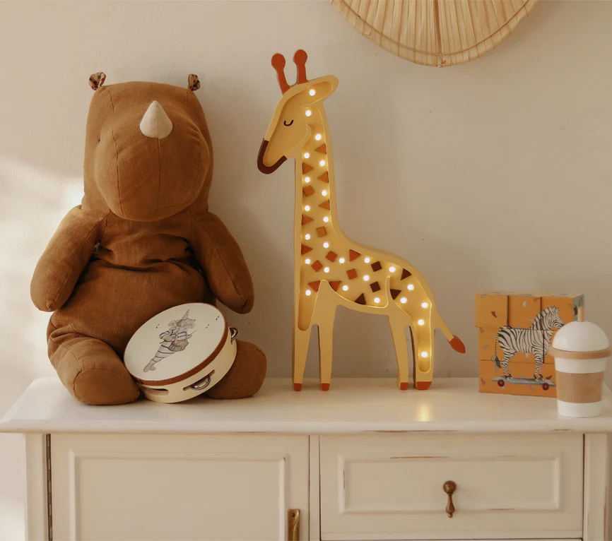 Little Lights Giraffe Lamp | African Yellow - Image 4
