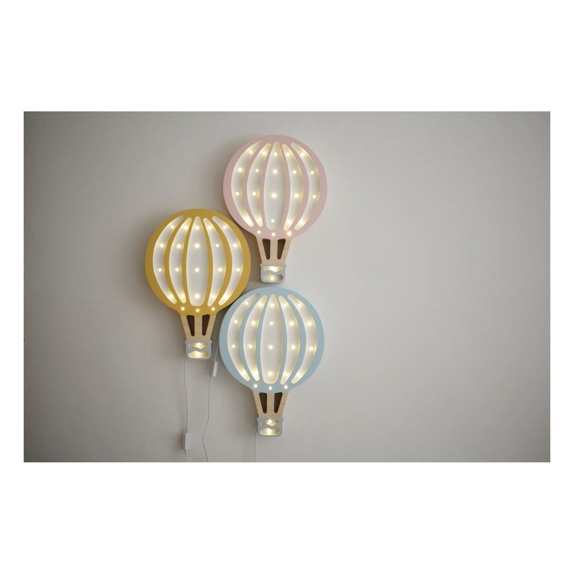 Little Lights Hot Air Balloon Lamp | Mustard - Image 4