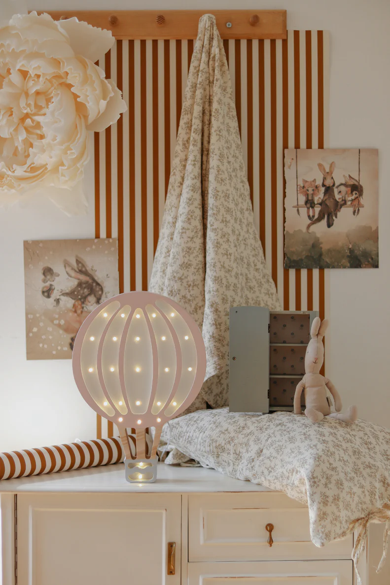 Little Lights Hot Air Balloon Lamp | Pink - Image 3