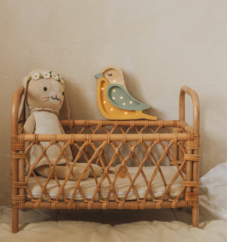 Little Lights Mini Bird Lamp | Khaki Mustard - Image 7