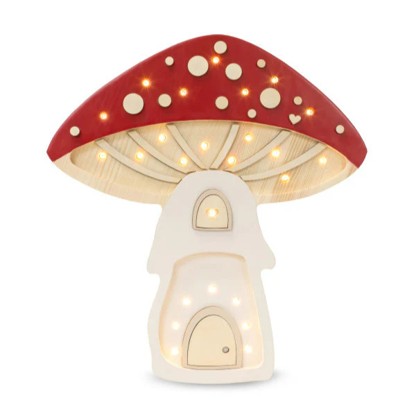 Little Lights Mushroom House Lamp | Fairies Toadstool