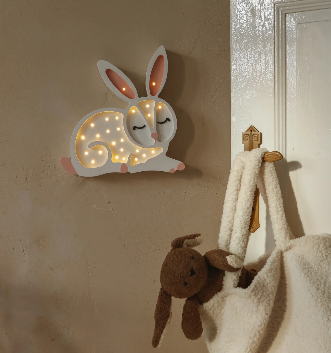 Little Lights Rabbit Lamp | Snow White - Image 5