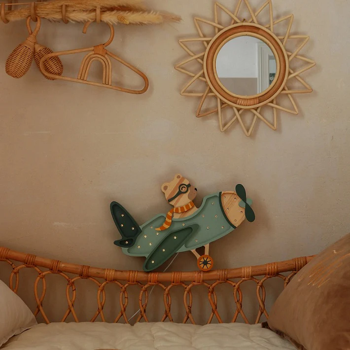 Little Lights Teddy Bear Pilot | Khaki Bear - Image 3