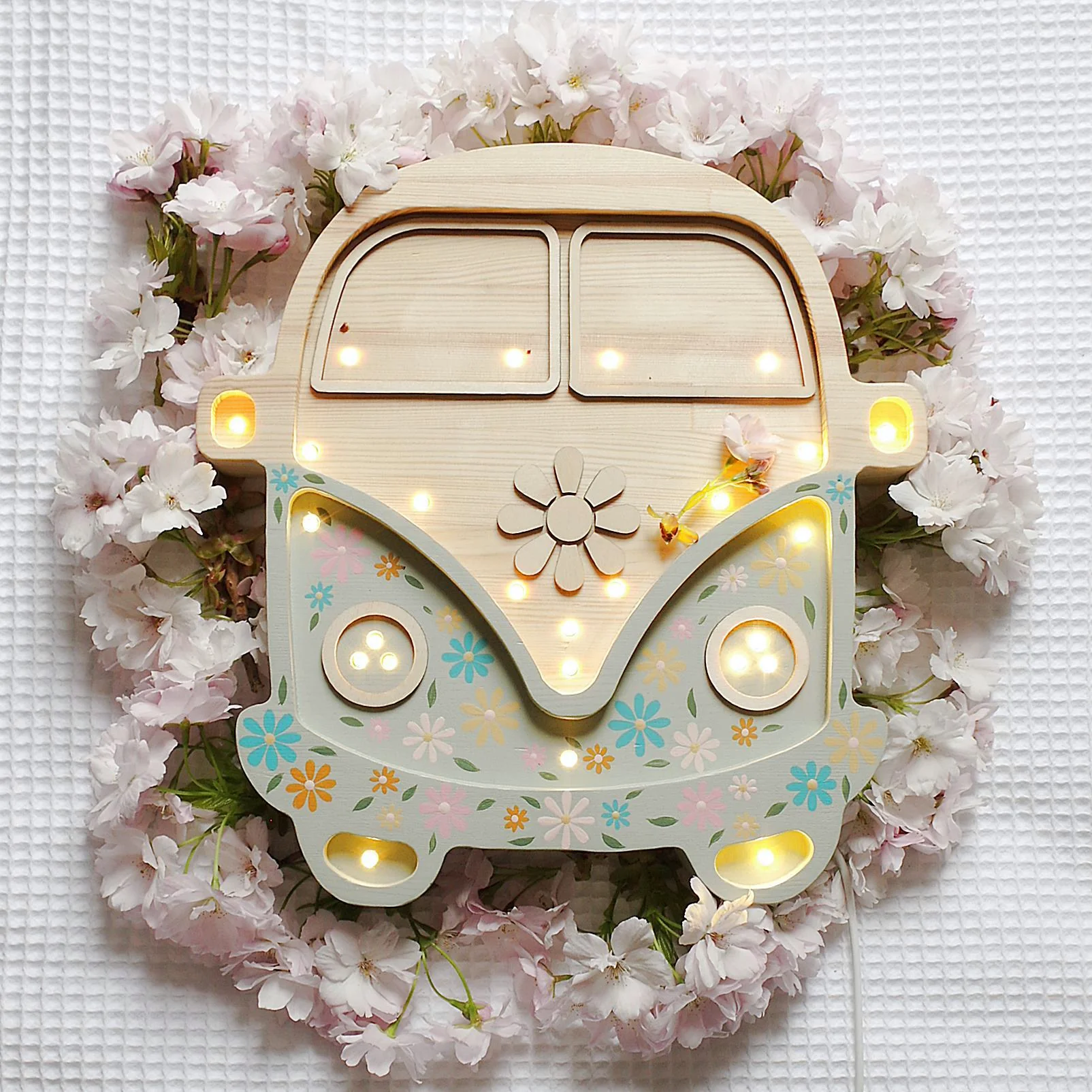 Little Lights Van Lamp | Flower Power - Image 7