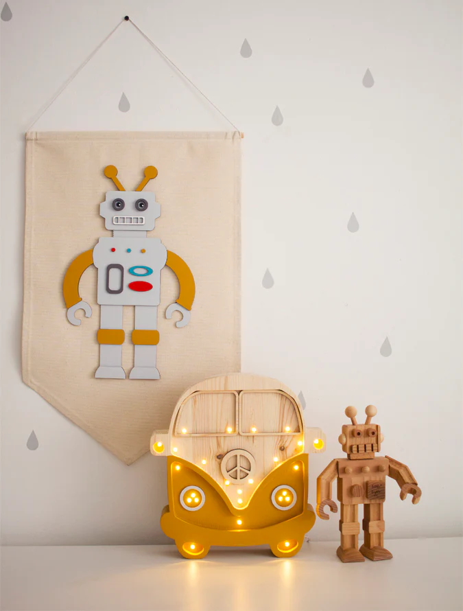 Little Lights Van Lamp | Mustard - Image 2