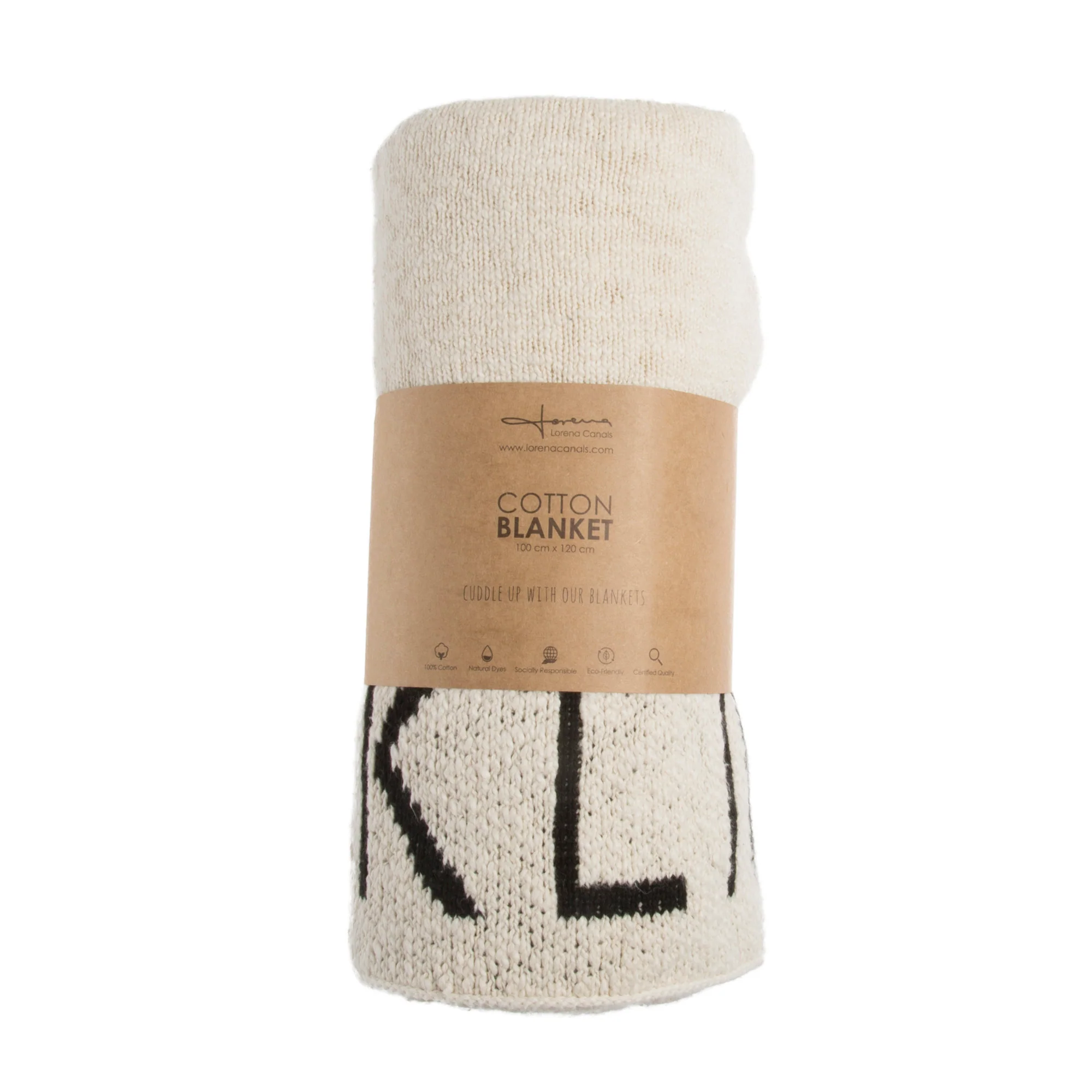 Lorena Canals Baby Blanket - ABC Natural - Image 4